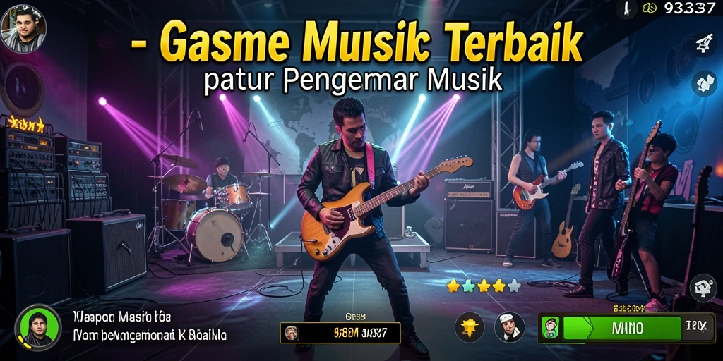 Gameplay seru dan interaktif yang menampilkan tantangan musik.
