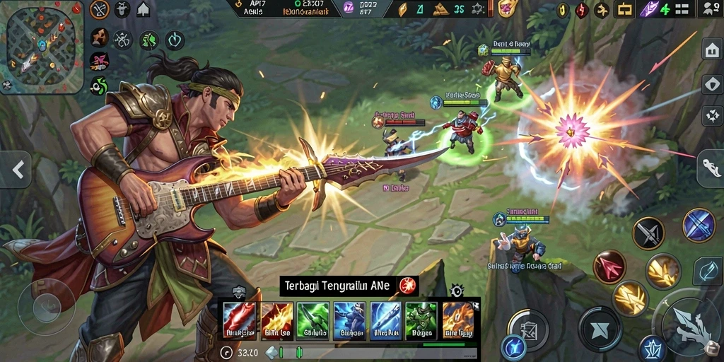 Screenshot gameplay API77 menampilkan strategi pertarungan yang mendebarkan.