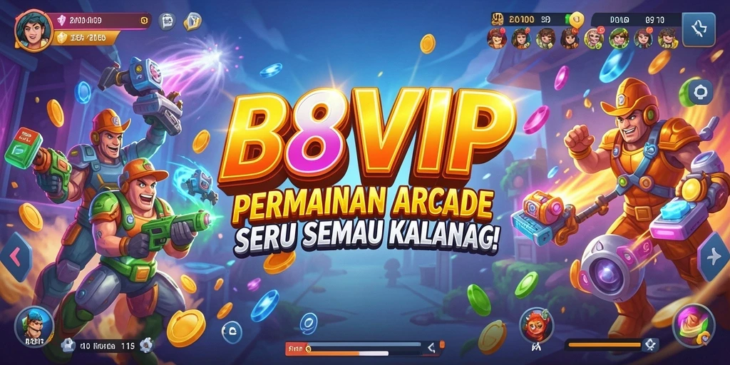 Tangkapan layar gameplay B8VIP yang penuh warna dan seru.