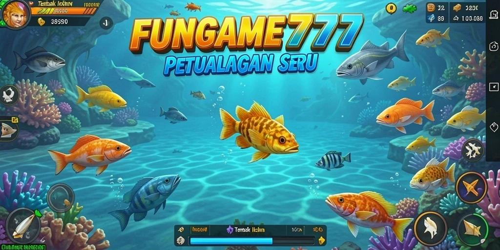 Tangkapan layar menampilkan aksi seru dalam gameplay Tembak Ikan.