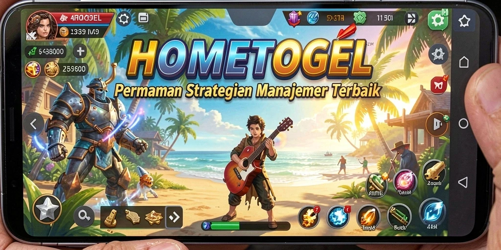 Tampilan gameplay HOMETOGEL yang menantang dan menyenangkan.