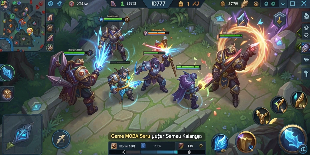 Tampilan gameplay seru dan menarik dari ID777.