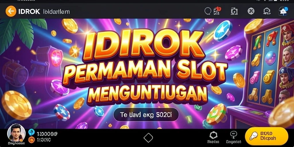 Tangkapan layar dari gameplay Slot IDROK yang menampilkan suasana permainan.