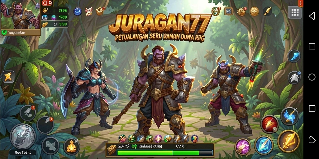 Gameplay RPG JURAGAN77 yang menakjubkan dan penuh aksi.