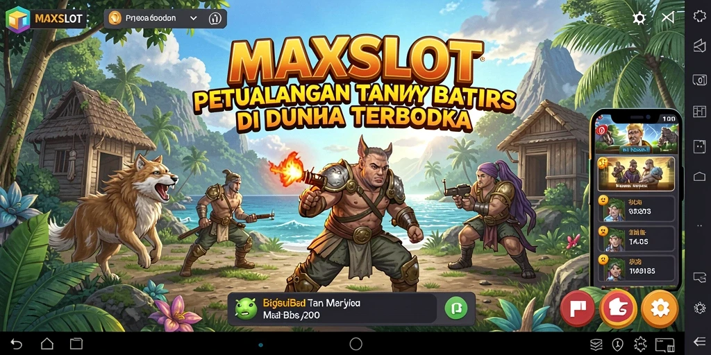 Screenshot gameplay <strong>MAXSLOT</strong> yang menunjukkan eksplorasi dunia terbuka.