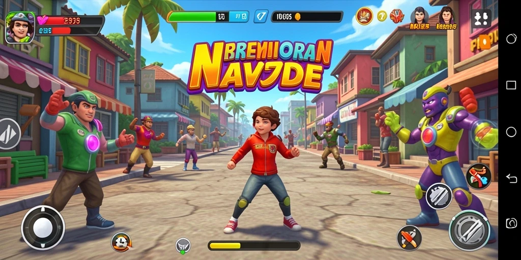 Screenshot gameplay NV77 menunjukkan aksi seru permainan Arcade.
