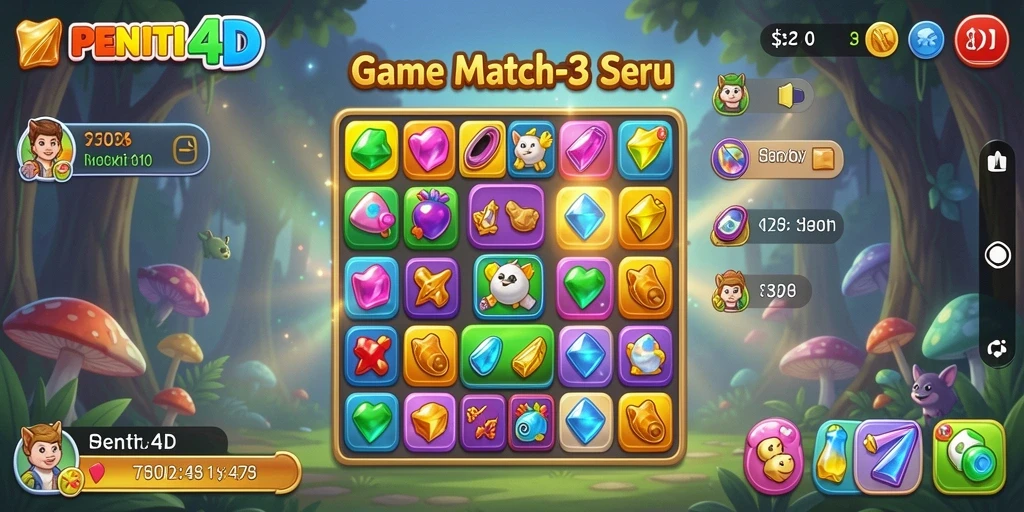 Gameplay seru dan menantang dari PENITI4D.