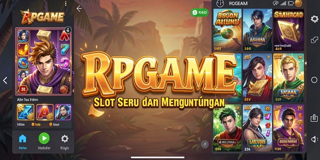 Tampilan gameplay RPGAME slot yang menarik dan penuh warna.