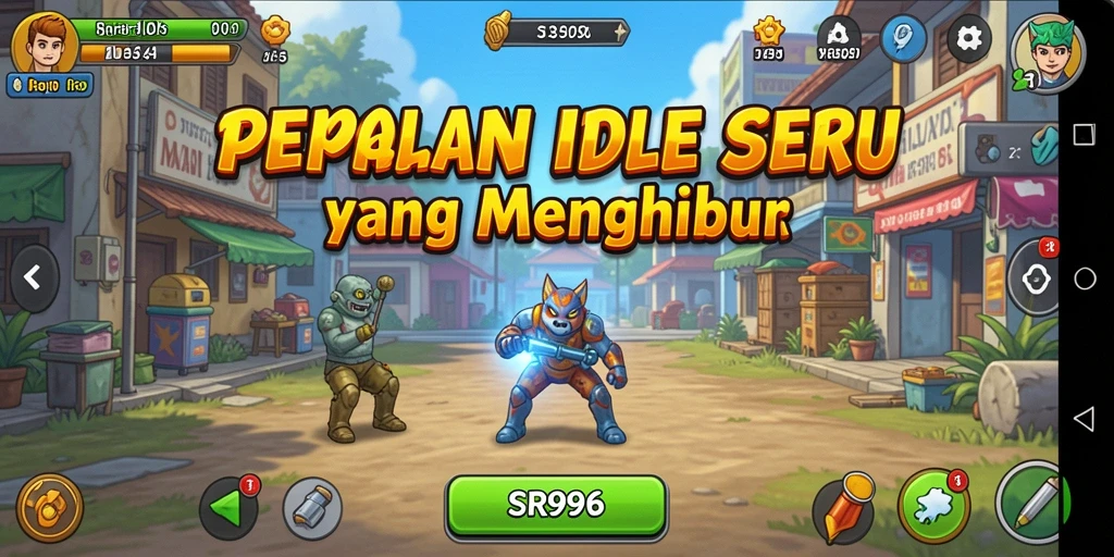 Tampilan gameplay <strong>SR996</strong> menunjukkan karakter beraksi dalam mengumpulkan sumber daya.
