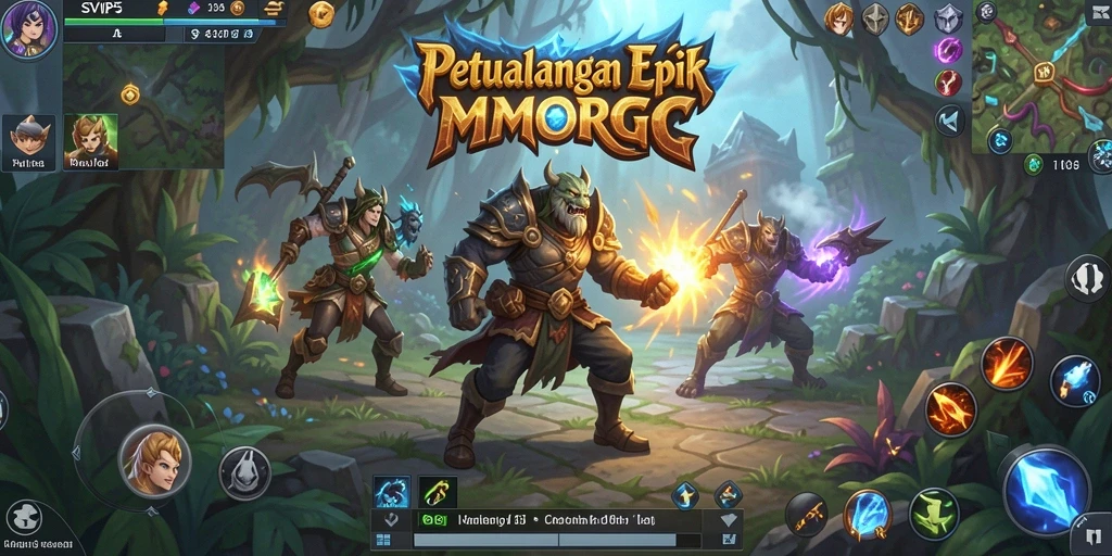 Tampilan gameplay <strong>SVIP5</strong> yang memukau di dunia MMORPG.